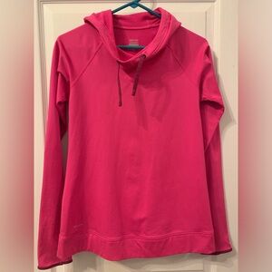 Bright pink Nike Pro hoodie workout sweater.  Women’s Medium.